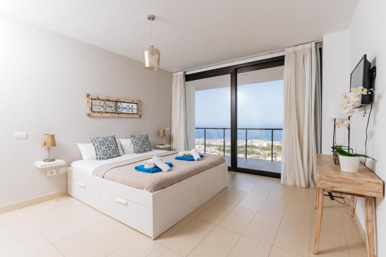 Sunset White Villa - Ocean View, Jakuzzi, Heated Pool, Air-Conditioning, Grill Плайя-де-лас-Амерікас Екстер'єр фото
